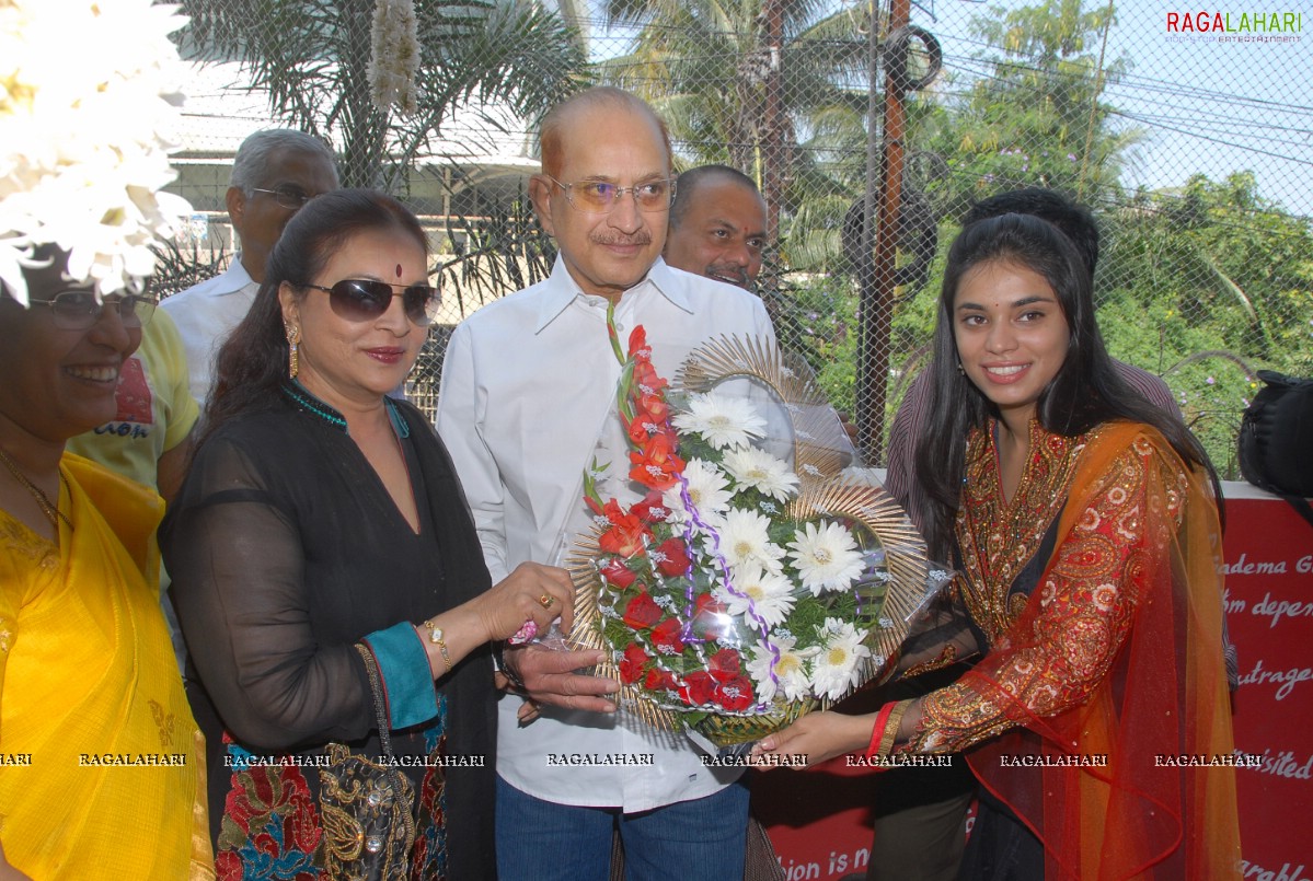 Krishna and Vijaya Nirmala at Designer Bear