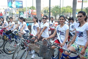 Miss Hyderabad 2011 Green Ride