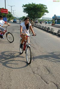 Miss Hyderabad 2011 Green Ride