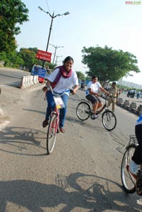 Miss Hyderabad 2011 Green Ride