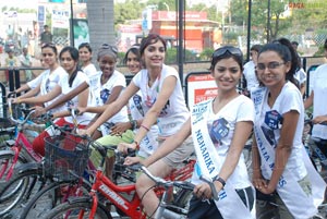 Miss Hyderabad 2011 Green Ride