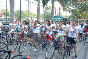 Miss Hyderabad 2011 Green Ride