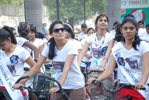 Miss Hyderabad 2011 Green Ride