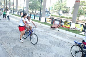 Miss Hyderabad 2011 Green Ride