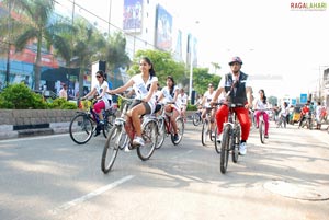 Miss Hyderabad 2011 Green Ride