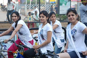 Miss Hyderabad 2011 Green Ride