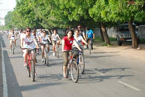 Miss Hyderabad 2011 Green Ride