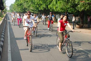 Miss Hyderabad 2011 Green Ride