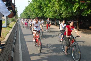 Miss Hyderabad 2011 Green Ride