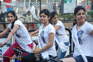 Miss Hyderabad 2011 Green Ride