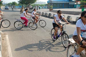 Miss Hyderabad 2011 Green Ride