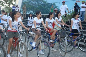 Miss Hyderabad 2011 Green Ride