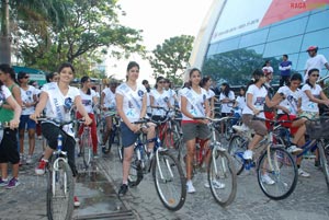 Miss Hyderabad 2011 Green Ride