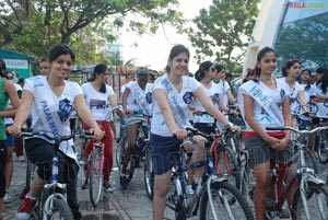 Miss Hyderabad 2011 Green Ride