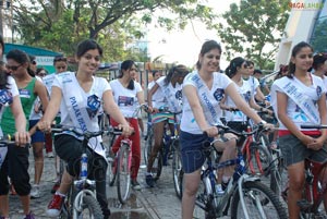 Miss Hyderabad 2011 Green Ride