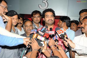 NTR at Oosaravelli Special Show @ Cinemax