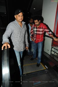 NTR at Oosaravelli Special Show @ Cinemax
