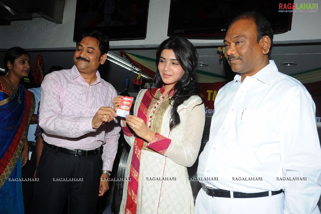 TMC 15 Lakhs Hard Cash Diwali Draw by Samantha