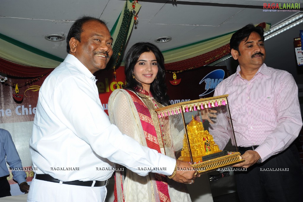 TMC 15 Lakhs Hard Cash Diwali Draw by Samantha