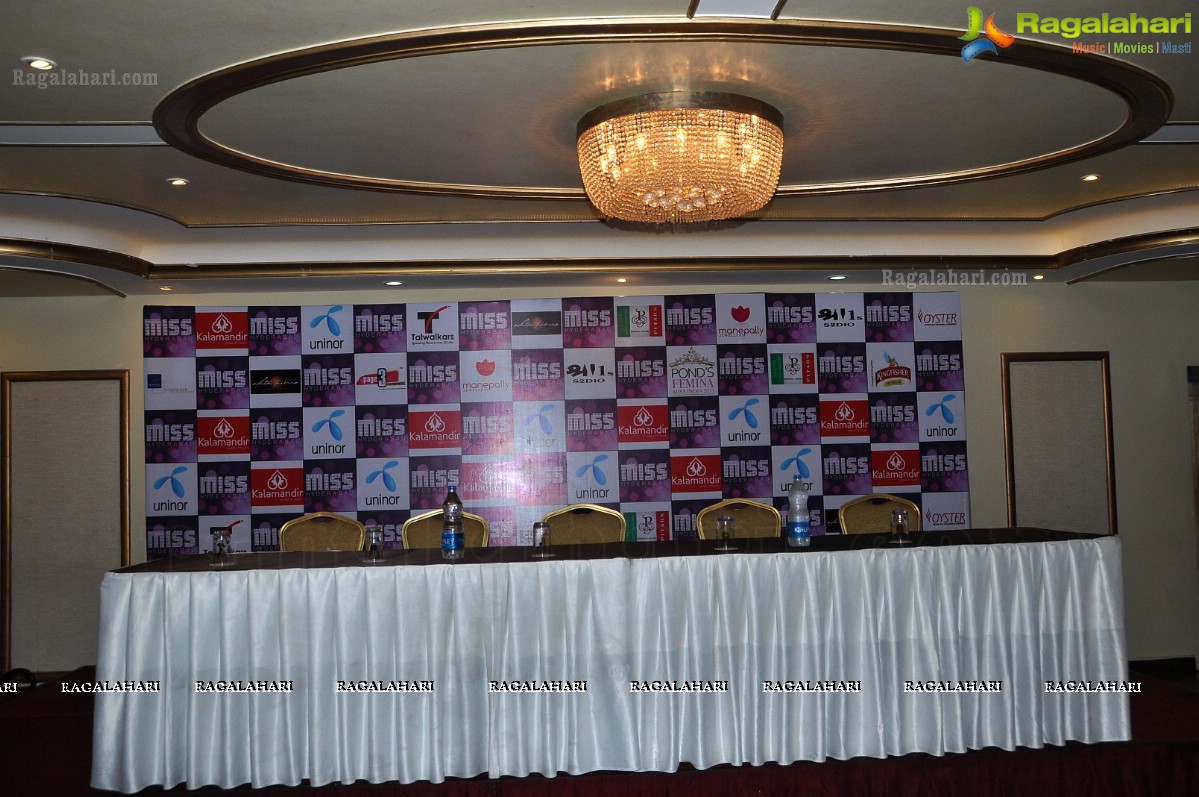 Miss Hyderabad 2012 Press Meet