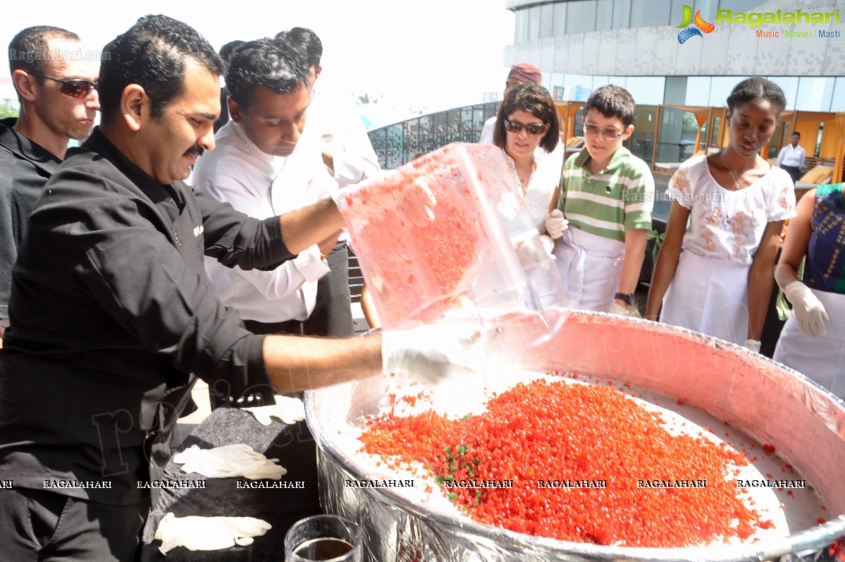 Cake Mixing Ceremony 2012 at The Park, Hyderabad