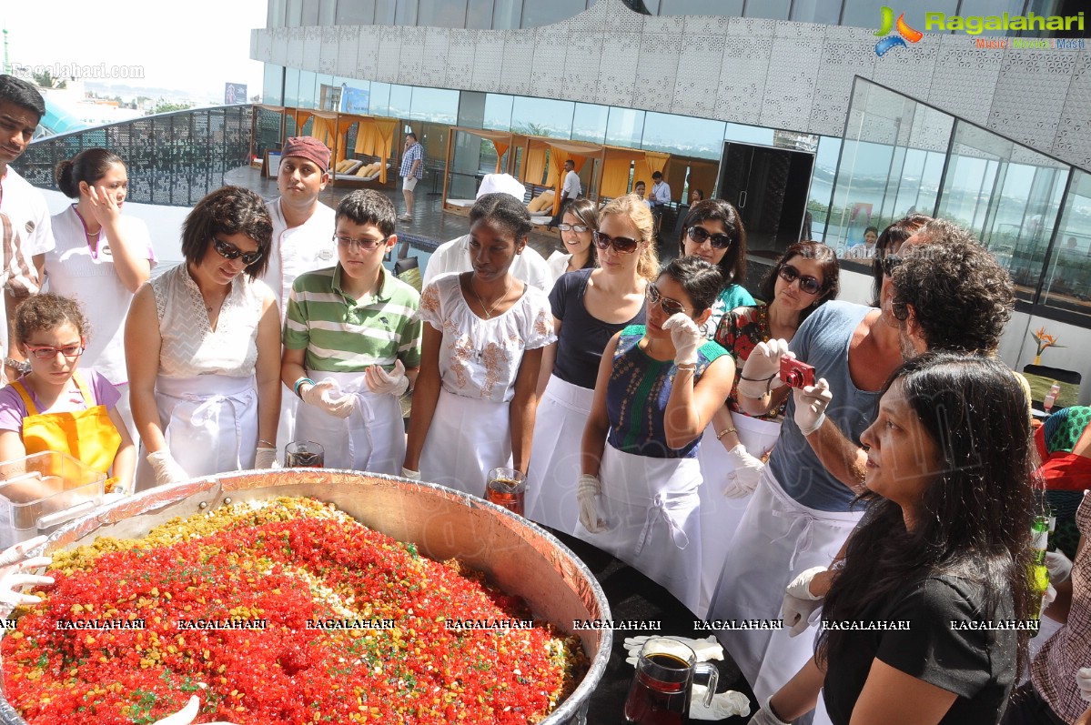 Cake Mixing Ceremony 2012 at The Park, Hyderabad