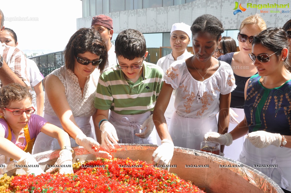 Cake Mixing Ceremony 2012 at The Park, Hyderabad