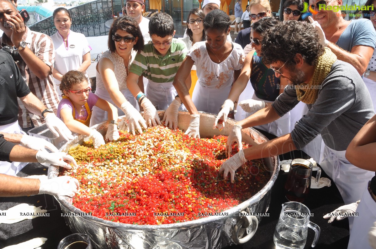 Cake Mixing Ceremony 2012 at The Park, Hyderabad