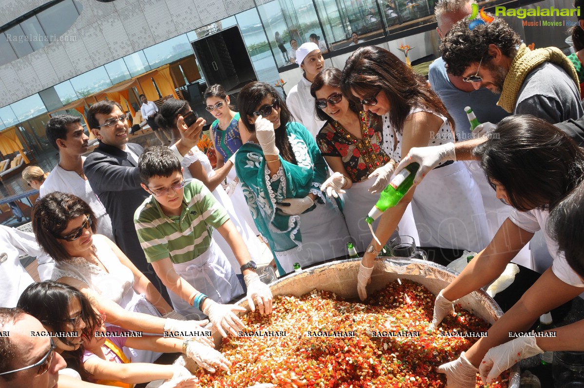 Cake Mixing Ceremony 2012 at The Park, Hyderabad