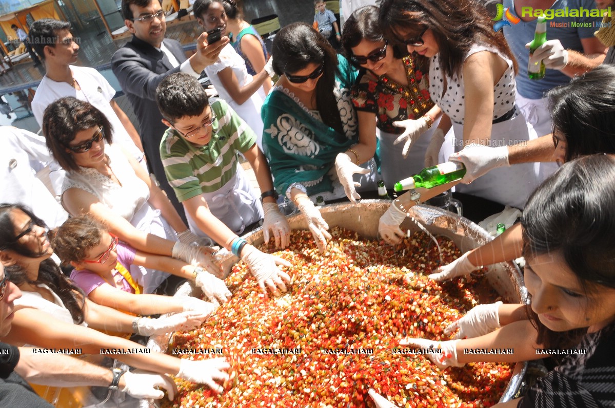 Cake Mixing Ceremony 2012 at The Park, Hyderabad