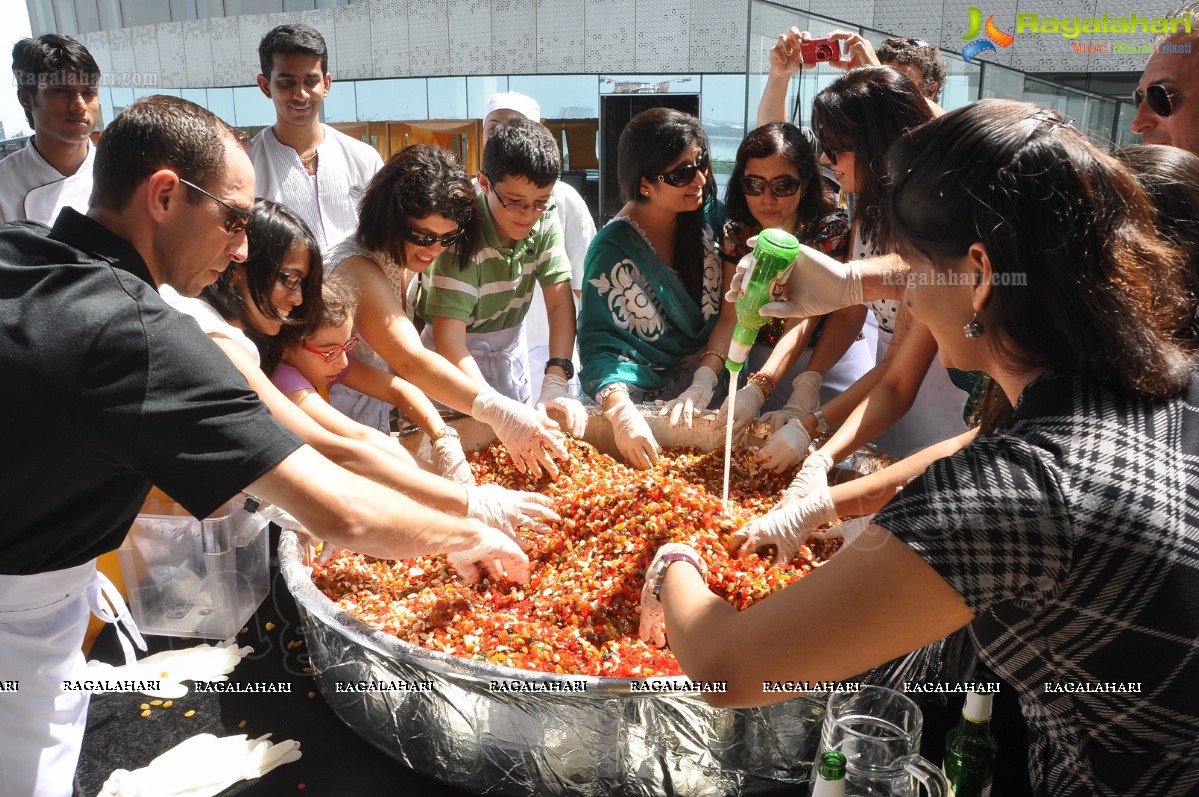 Cake Mixing Ceremony 2012 at The Park, Hyderabad