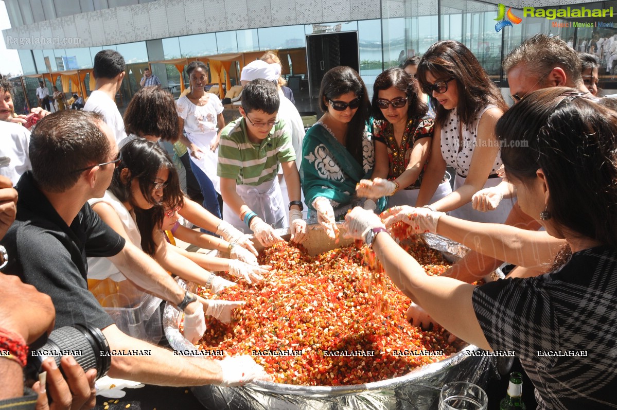 Cake Mixing Ceremony 2012 at The Park, Hyderabad