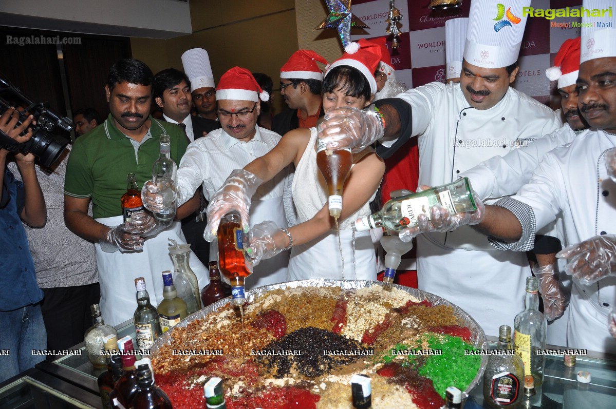 Cake Mixing Ceremony at The Golkonda Hotel