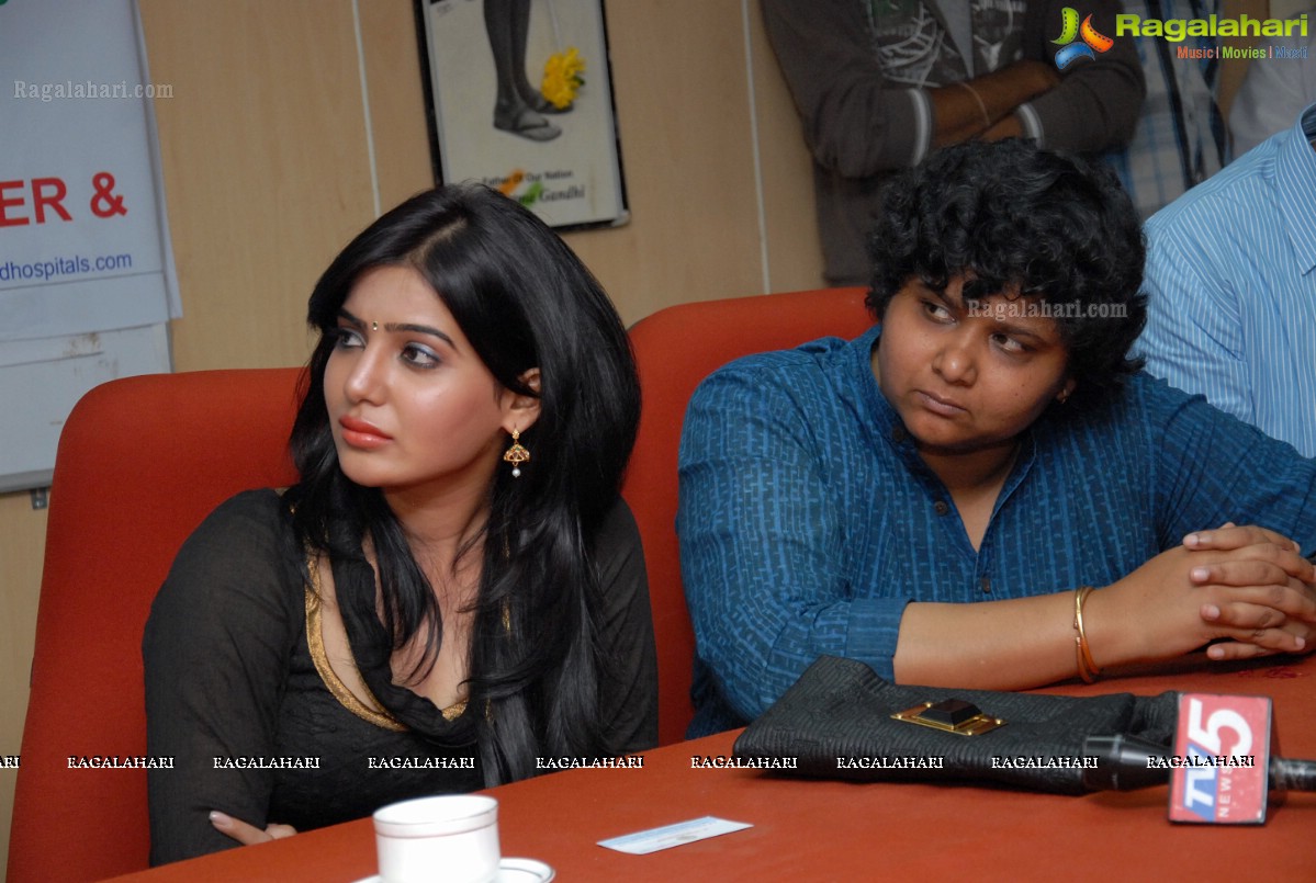 Samantha and Nandini Reddy at Hemophilia Awareness Press Meet