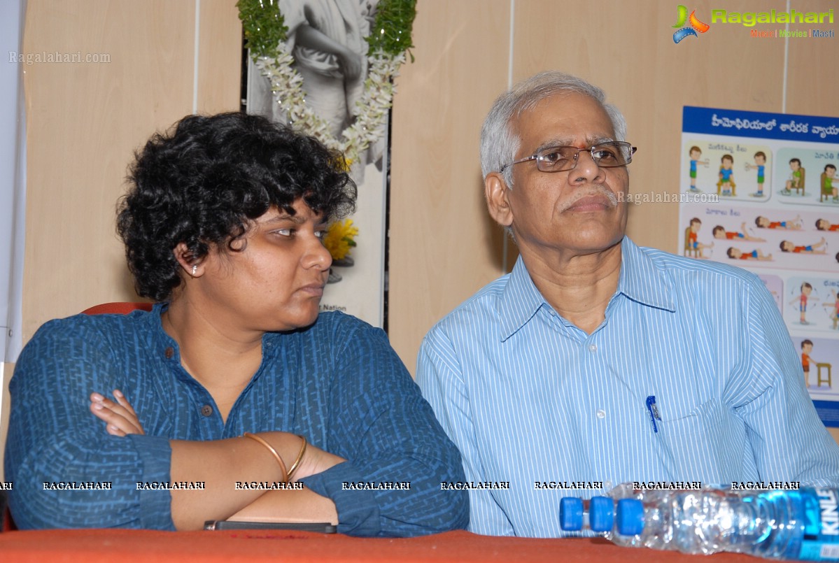 Samantha and Nandini Reddy at Hemophilia Awareness Press Meet