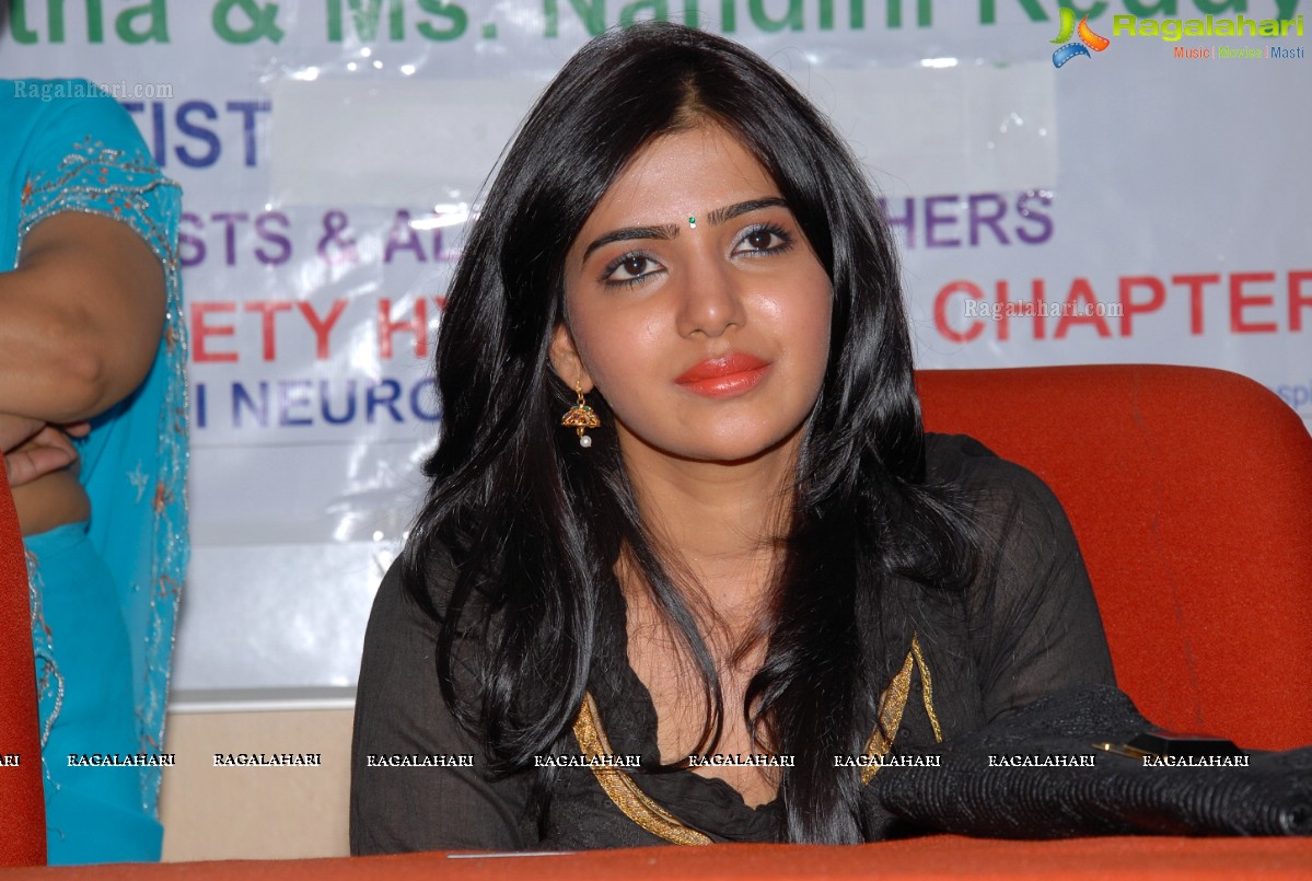 Samantha and Nandini Reddy at Hemophilia Awareness Press Meet