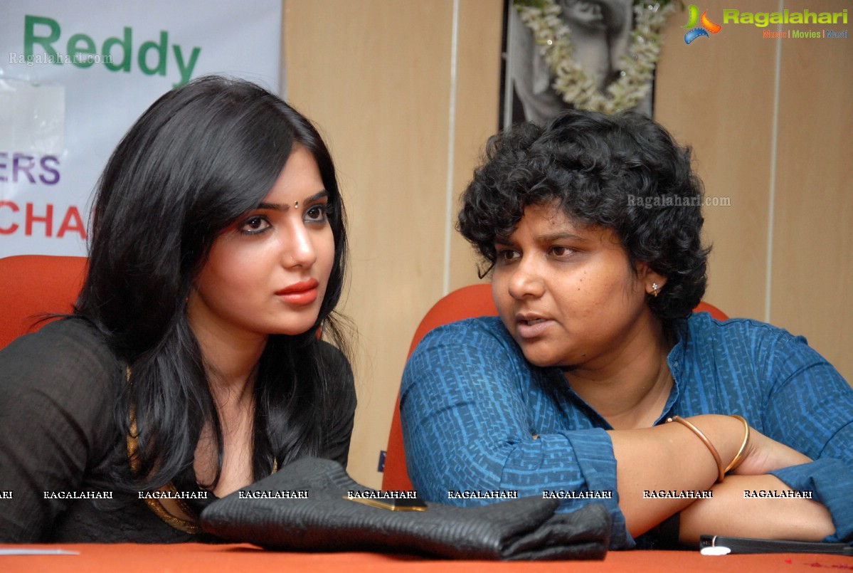 Samantha and Nandini Reddy at Hemophilia Awareness Press Meet