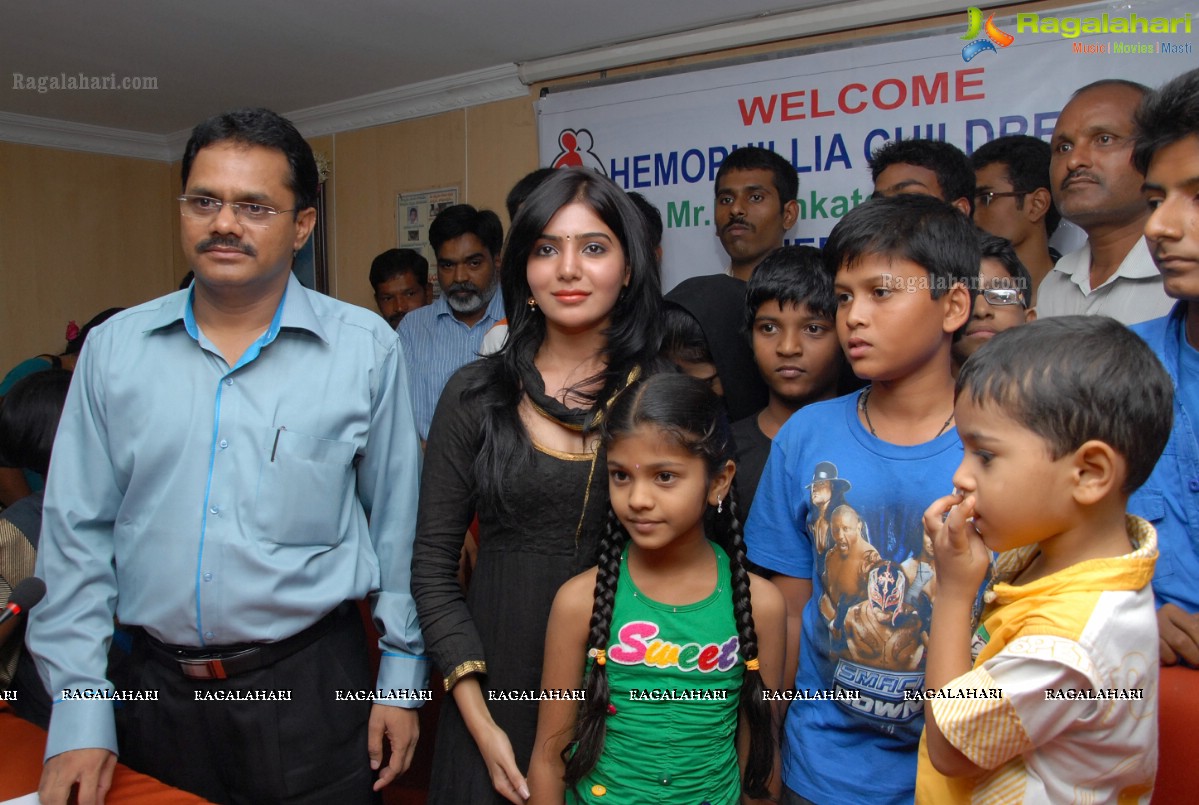 Samantha and Nandini Reddy at Hemophilia Awareness Press Meet