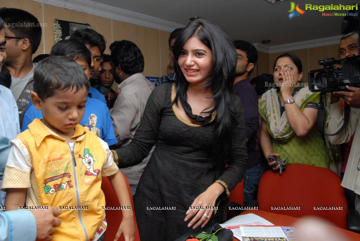 Samantha and Nandini Reddy at Hemophilia Awareness Press Meet