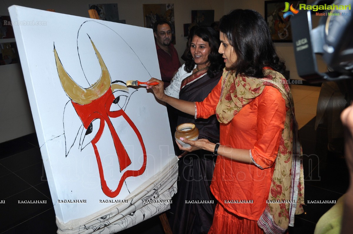 Jaya Behati's Art Exhibition at Taj Deccan