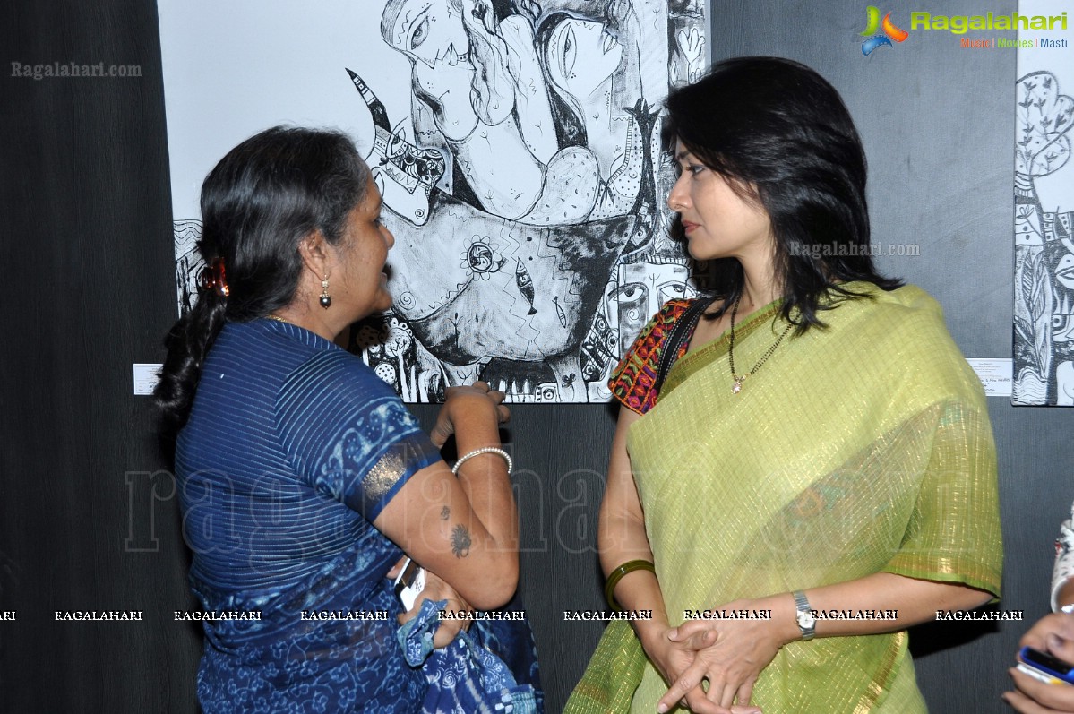 Jaya Behati's Art Exhibition at Taj Deccan