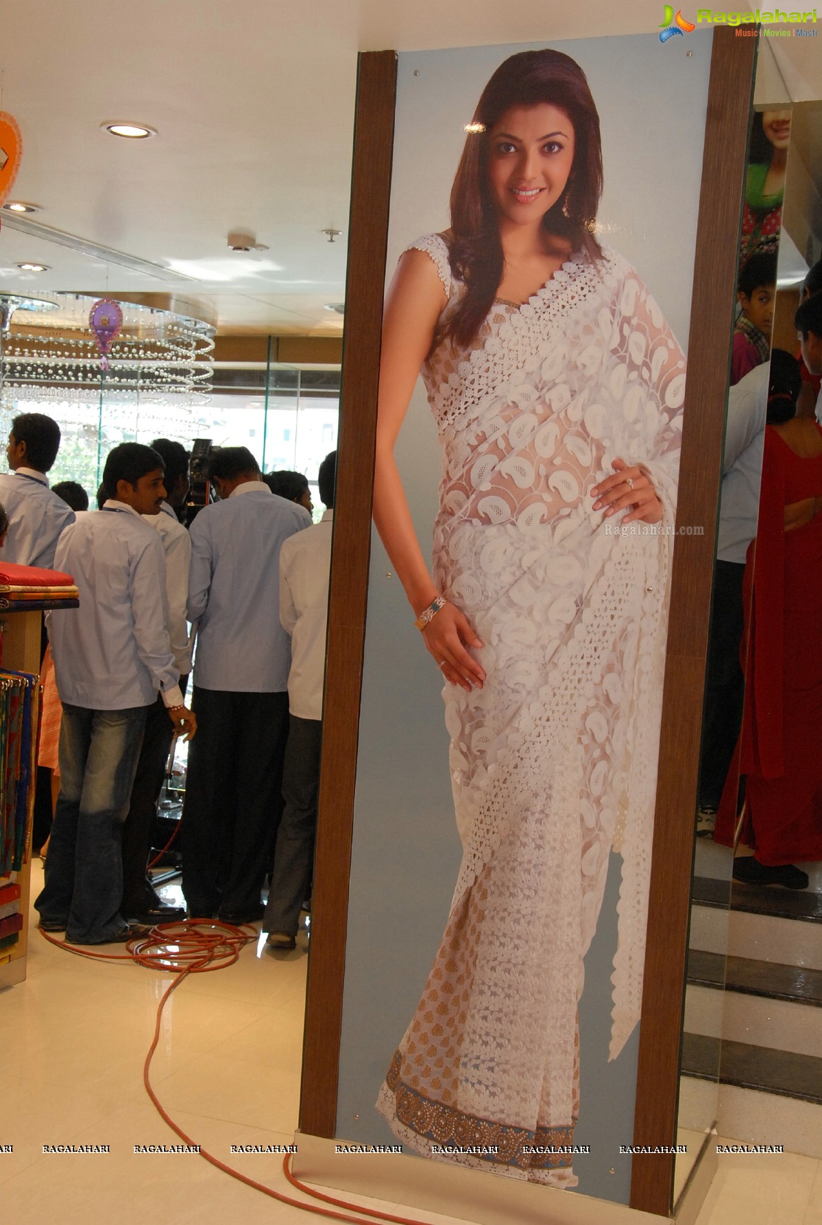 Kajal inaugurates The Chennai Shopping Mall at Chandanagar, Hyderabad