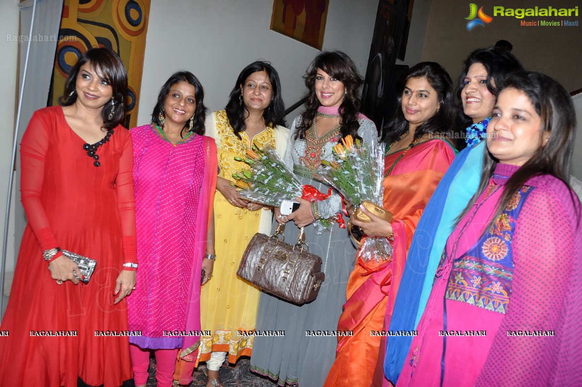 Pooja Bedi inaugurates Khwaaish Exhibition at Hotel Taj Krishna, Hyderabad