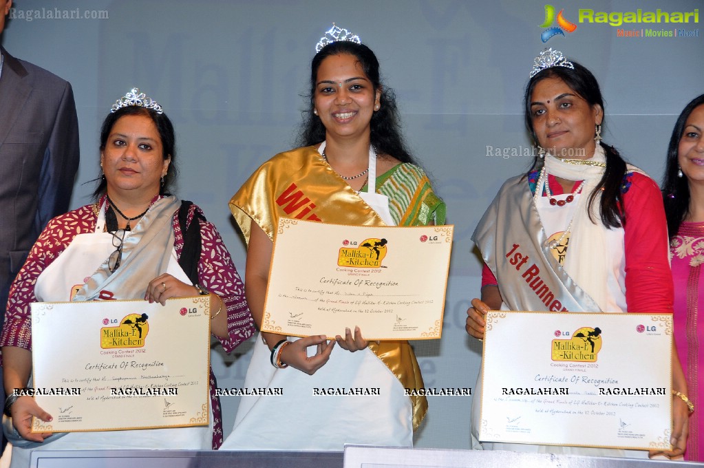 LG Electronics Mallika-E-Kitchen Cooking Contest 2012 Winner Announcement