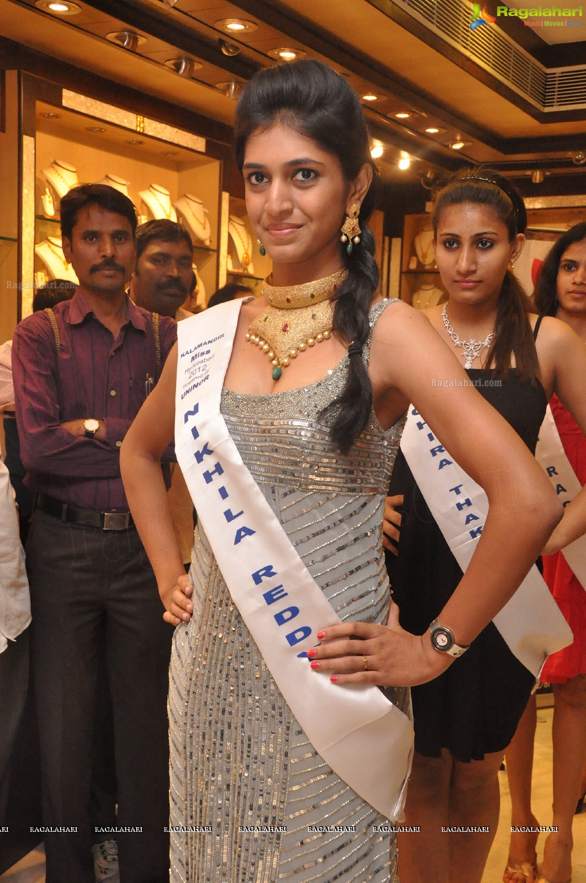 Miss Hyderabad 2012 Finalists at Manepally Jewellers