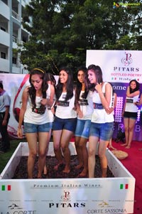 Beauty Queens of Hyderabad at Grape Stomp