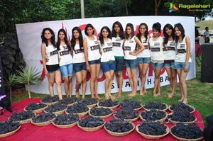 Beauty Queens of Hyderabad at Grape Stomp