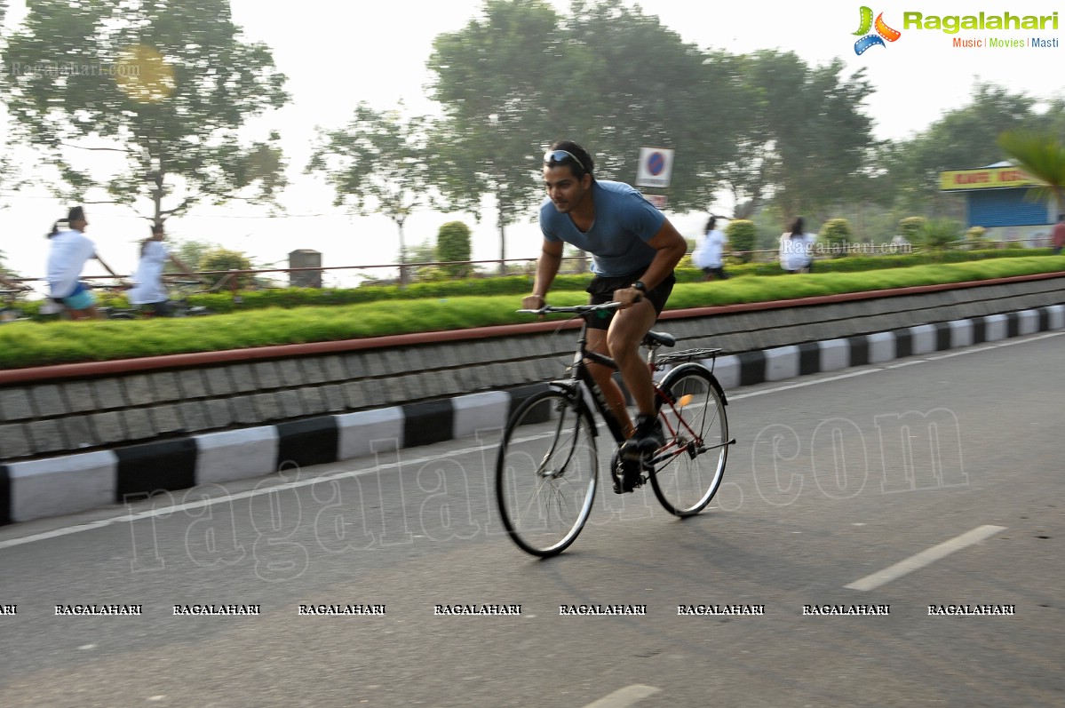 Miss Hyderabad 2012 Finalists go on a Green Ride, Hyderabad