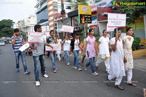 Ushalakshmi Breast Cancer Foundation Pink Ribbon Walk 2012