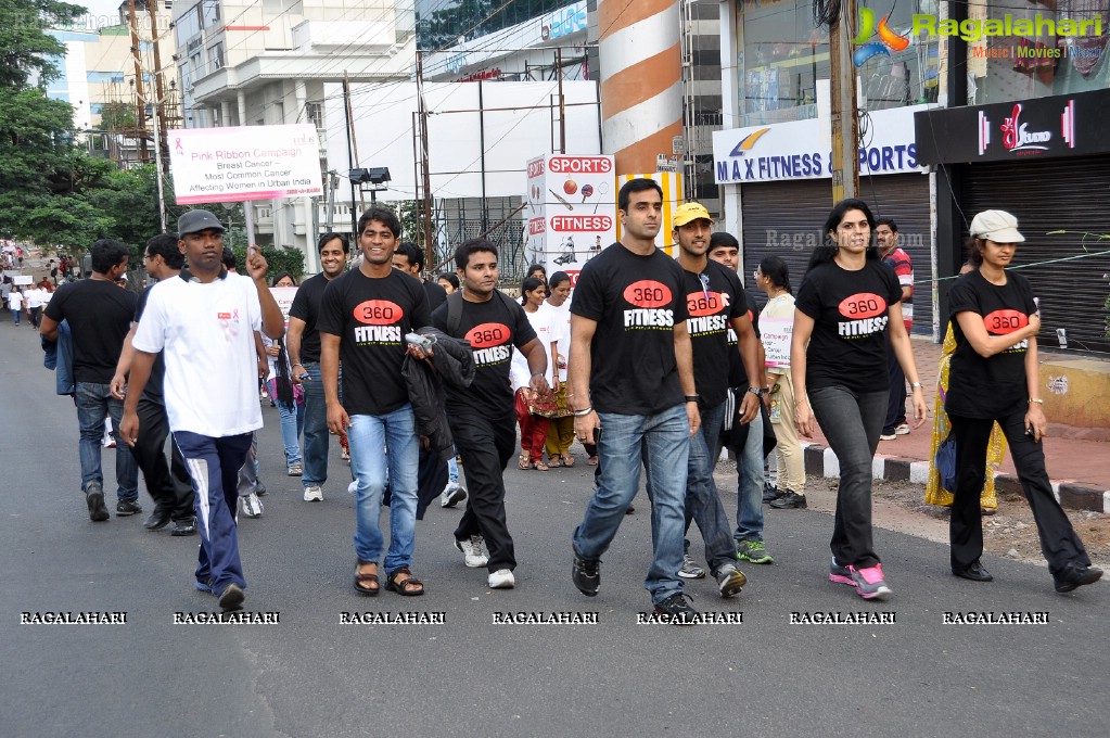 UBF Pink Ribbon Walk 2012, Hyderabad